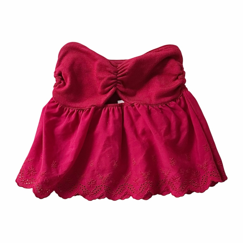 NEW Red babydoll tube top